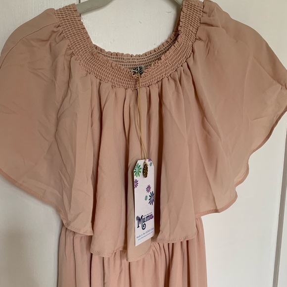 NWT Show Me Your Mumu Hacienda Maxi Dress Small Small Stain @ Hem - Picture 7 of 12